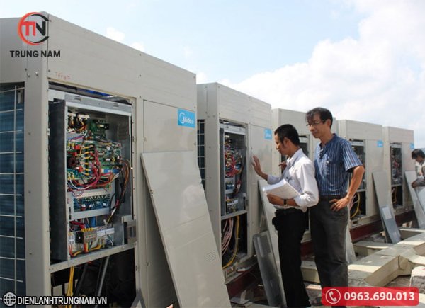 Dự án bảo trì máy lạnh công nghiệp trung nam