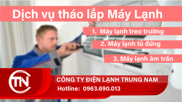 Dịch vụ tháo lắp máy lạnh quận Phú Nhuận